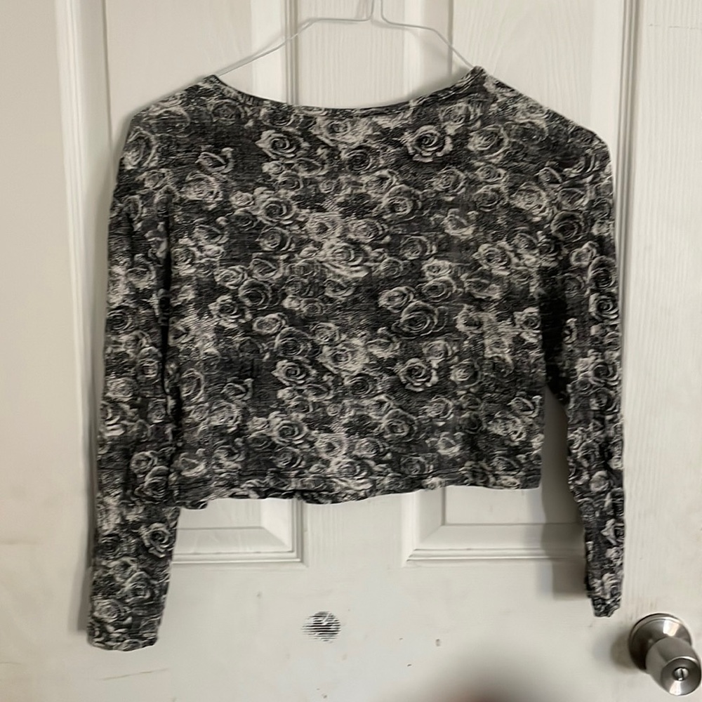 Indie brand floral crop top
